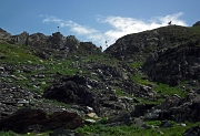 16 Il Passo di Cigola con stambecco da sentinella...